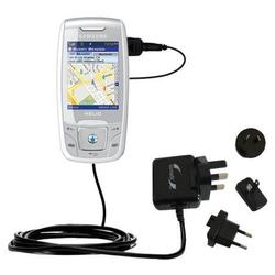 Gomadic International Wall / AC Charger for the Helio Drift - Brand w/ TipExchange Technology