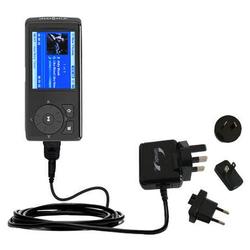 Gomadic International Wall / AC Charger for the Insignia 2GB - Brand w/ TipExchange Technology