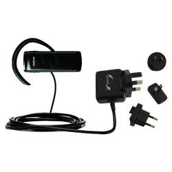 Gomadic International Wall / AC Charger for the Jabra BT5010 - Brand w/ TipExchange Technology