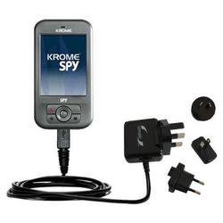 Gomadic International Wall / AC Charger for the Krome Spy - Brand w/ TipExchange Technology
