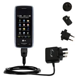 Gomadic International Wall / AC Charger for the LG VX10000 - Brand w/ TipExchange Technology