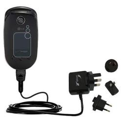 Gomadic International Wall / AC Charger for the LG VX5400 - Brand w/ TipExchange Technology