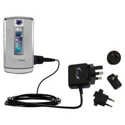 Gomadic International Wall / AC Charger for the LG VX8700 - Brand w/ TipExchange Technology
