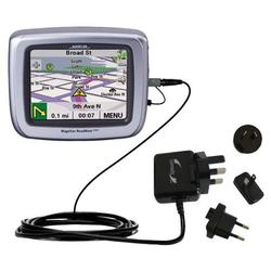 Gomadic International Wall / AC Charger for the Magellan Roadmate 2200T - Brand w/ TipExchange Techn