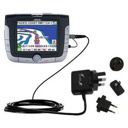 Gomadic International Wall / AC Charger for the Magellan Roadmate 3050T - Brand w/ TipExchange Techn