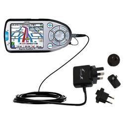 Gomadic International Wall / AC Charger for the Magellan Roadmate 800 - Brand w/ TipExchange Technol