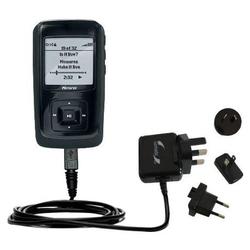 Gomadic International Wall / AC Charger for the Memorex MMP8565 1GB - Brand w/ TipExchange Technolog