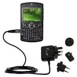 Gomadic International Wall / AC Charger for the Motorola Q9h - Brand w/ TipExchange Technology