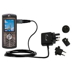 Gomadic International Wall / AC Charger for the Motorola SLVR - Brand w/ TipExchange Technology