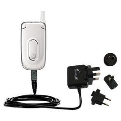 Gomadic International Wall / AC Charger for the Motorola V171 - Brand w/ TipExchange Technology