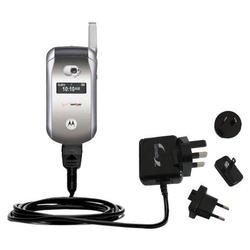 Gomadic International Wall / AC Charger for the Motorola V276 - Brand w/ TipExchange Technology (ITC-0430-06)
