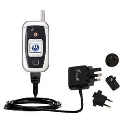 Gomadic International Wall / AC Charger for the Motorola V980 - Brand w/ TipExchange Technology