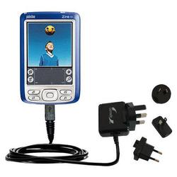 Gomadic International Wall / AC Charger for the PalmOne Zire 72 - Brand w/ TipExchange Technology
