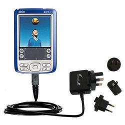 Gomadic International Wall / AC Charger for the PalmOne Zire 72s - Brand w/ TipExchange Technology