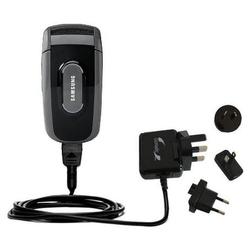 Gomadic International Wall / AC Charger for the Samsung SCH-A630 - Brand w/ TipExchange Technology
