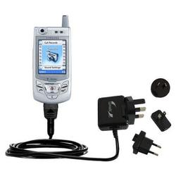 Gomadic International Wall / AC Charger for the Samsung SGH-D415 - Brand w/ TipExchange Technology