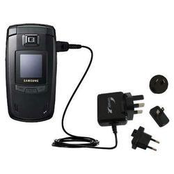 Gomadic International Wall / AC Charger for the Samsung SGH-E780 - Brand w/ TipExchange Technology
