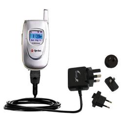 Gomadic International Wall / AC Charger for the Samsung VGA1000 - Brand w/ TipExchange Technology