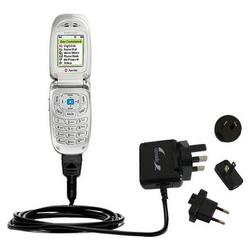 Gomadic International Wall / AC Charger for the Samsung VI660 - Brand w/ TipExchange Technology