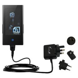 Gomadic International Wall / AC Charger for the Samsung YP-P2JABY - Brand w/ TipExchange Technology