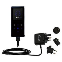 Gomadic International Wall / AC Charger for the Samsung Yepp K3 - Brand w/ TipExchange Technology