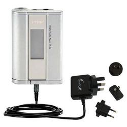 Gomadic International Wall / AC Charger for the Samsung Yepp YP-35H - Brand w/ TipExchange Technolog