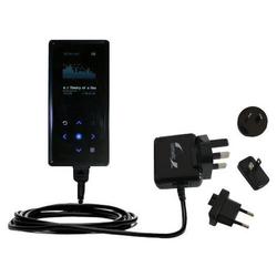 Gomadic International Wall / AC Charger for the Samsung Yepp YP-K5JZB 1GB - Brand w/ TipExchange Tec