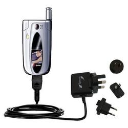 Gomadic International Wall / AC Charger for the Sanyo MM-5600 - Brand w/ TipExchange Technology