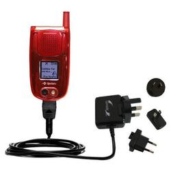 Gomadic International Wall / AC Charger for the Sanyo PM-8200 - Brand w/ TipExchange Technology