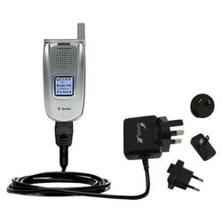 Gomadic International Wall / AC Charger for the Sanyo SCP-5400 - Brand w/ TipExchange Technology
