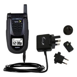 Gomadic International Wall / AC Charger for the Sanyo SCP-7050 - Brand w/ TipExchange Technology
