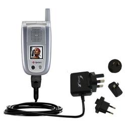 Gomadic International Wall / AC Charger for the Sanyo SCP-8200 - Brand w/ TipExchange Technology