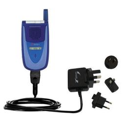 Gomadic International Wall / AC Charger for the Sanyo VI-2300 - Brand w/ TipExchange Technology