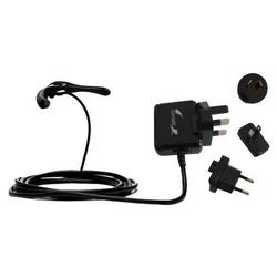 Gomadic International Wall / AC Charger for the Sony Ericsson HBH-35 - Brand w/ TipExchange Technolo