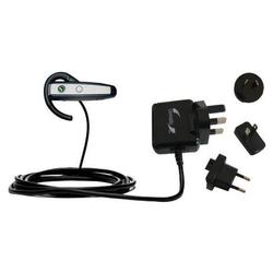Gomadic International Wall / AC Charger for the Sony Ericsson HBH-65 - Brand w/ TipExchange Technolo