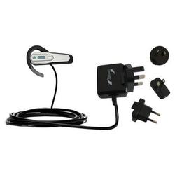 Gomadic International Wall / AC Charger for the Sony Ericsson HBH-662 - Brand w/ TipExchange Technol
