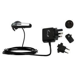 Gomadic International Wall / AC Charger for the Sony Ericsson HBH-PV700 - Brand w/ TipExchange Techn