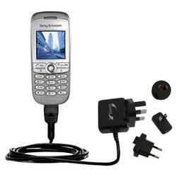 Gomadic International Wall / AC Charger for the Sony Ericsson J210c - Brand w/ TipExchange Technolog