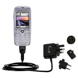 Gomadic International Wall / AC Charger for the Sony Ericsson K508i - Brand w/ TipExchange Technolog