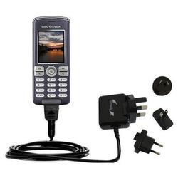 Gomadic International Wall / AC Charger for the Sony Ericsson K510i - Brand w/ TipExchange Technolog