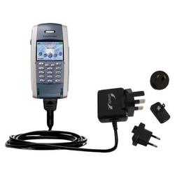 Gomadic International Wall / AC Charger for the Sony Ericsson P800 - Brand w/ TipExchange Technology
