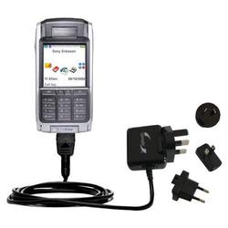 Gomadic International Wall / AC Charger for the Sony Ericsson P910a - Brand w/ TipExchange Technolog