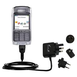 Gomadic International Wall / AC Charger for the Sony Ericsson P910c - Brand w/ TipExchange Technolog