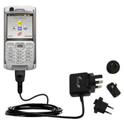 Gomadic International Wall / AC Charger for the Sony Ericsson P990c - Brand w/ TipExchange Technolog