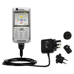 Gomadic International Wall / AC Charger for the Sony Ericsson P990i - Brand w/ TipExchange Technolog