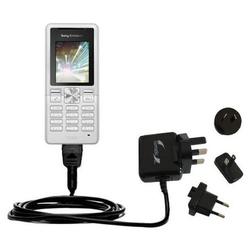 Gomadic International Wall / AC Charger for the Sony Ericsson T250a - Brand w/ TipExchange Technolog