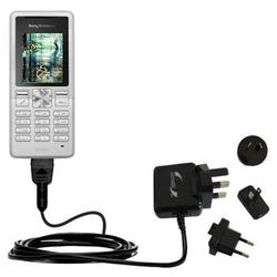Gomadic International Wall / AC Charger for the Sony Ericsson T250i - Brand w/ TipExchange Technolog