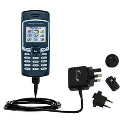 Gomadic International Wall / AC Charger for the Sony Ericsson T290i - Brand w/ TipExchange Technolog