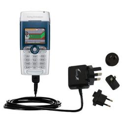 Gomadic International Wall / AC Charger for the Sony Ericsson T312 - Brand w/ TipExchange Technology
