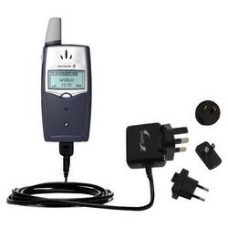 Gomadic International Wall / AC Charger for the Sony Ericsson T39m - Brand w/ TipExchange Technology